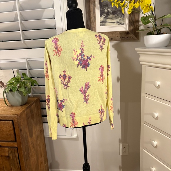 Sundance Larkspur Floral Cardigan, L - Picture 3 of 9